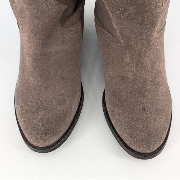 Naughty Monkey Leather Harmony Boot Taupe Size 8.5 - Picture 4 of 11